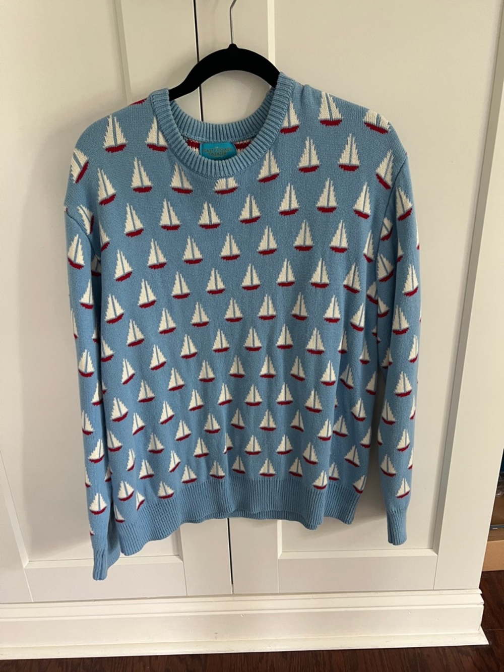 Kiel James Patrick Sailboat Toasty Coasty Sweater